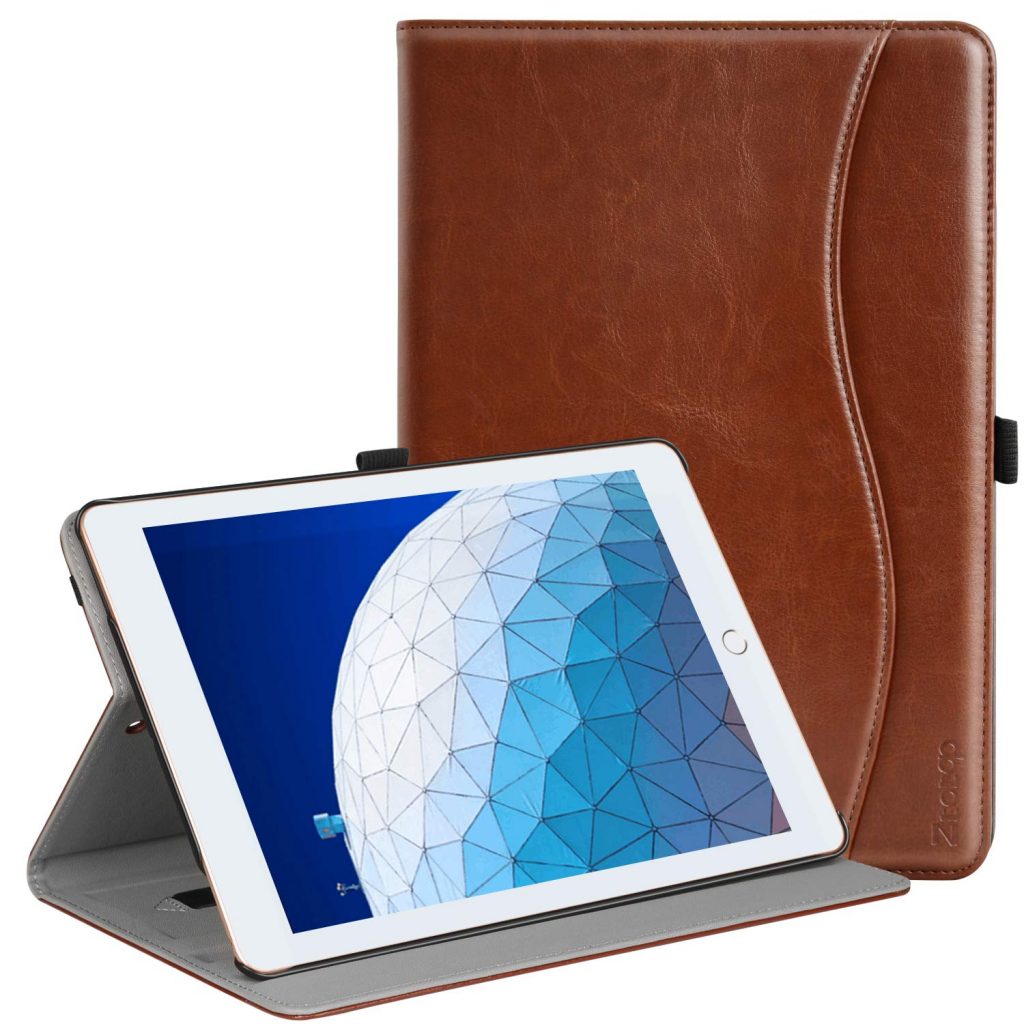 Étui Ztotop pour iPad Air avec finition en cuir de première qualité de 10,5 pouces