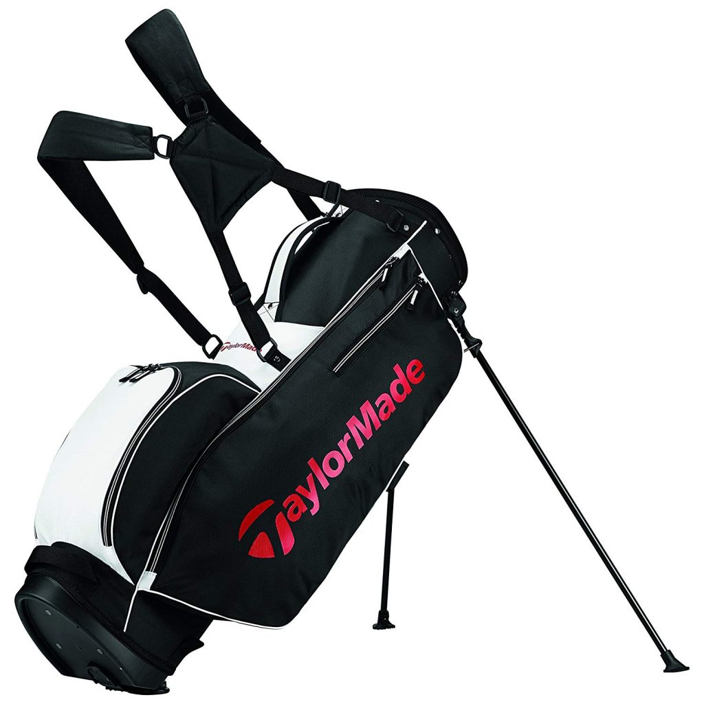 TaylorMade Golf TM Stand Golf Bag 5.0 (Black White Red)