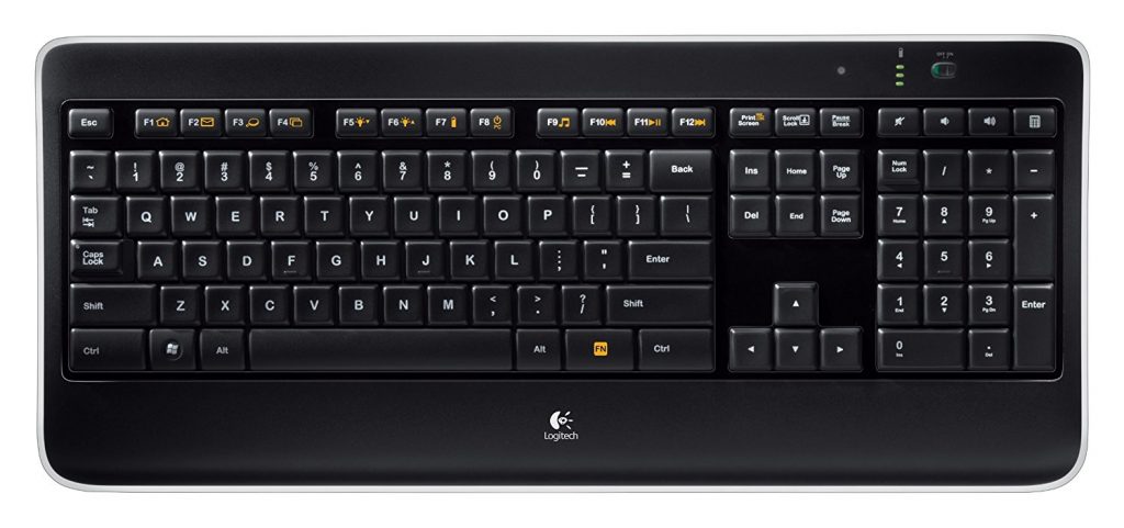 Logitech K800 Wireless beleuchtete Tastatur