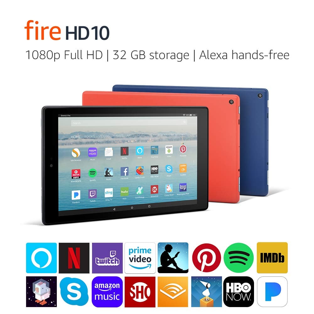 Feuern Sie HD10 mit Alexa Hands-Free 10.1 ”1080P Tablet ab